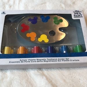 Disneys ink and paint magnetic toothpick holder set